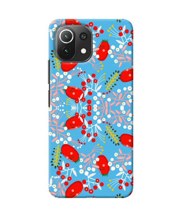 Small red animation pattern Mi 11 Lite NE 5G Back Cover