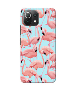 Abstract sheer bird print Mi 11 Lite NE 5G Back Cover