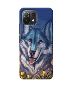 Cute wolf Mi 11 Lite NE 5G Back Cover