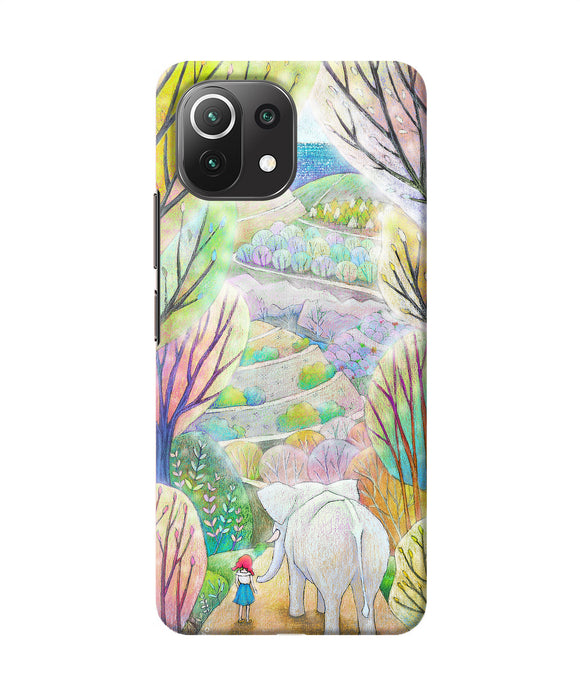 Natual elephant girl Mi 11 Lite NE 5G Back Cover