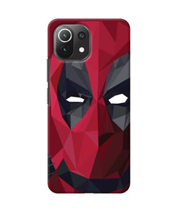 Abstract deadpool mask Mi 11 Lite NE 5G Back Cover