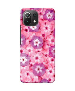 Natural pink flower Mi 11 Lite NE 5G Back Cover