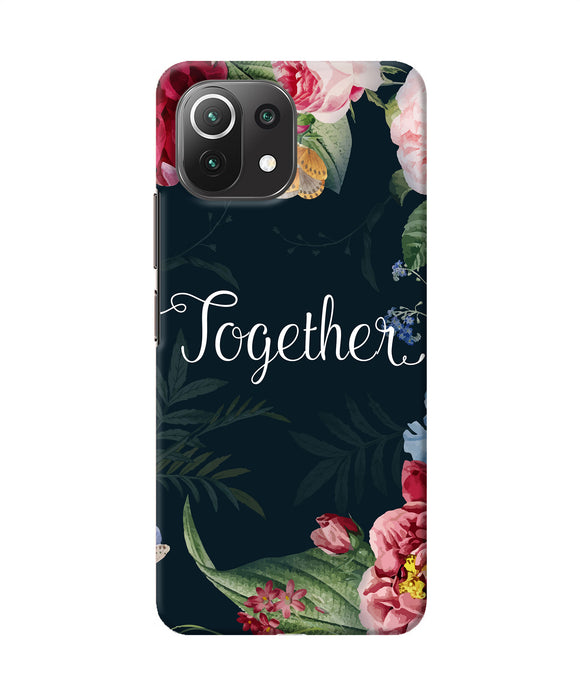 Together flower Mi 11 Lite NE 5G Back Cover