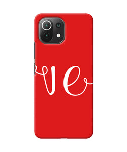 Love two Mi 11 Lite NE 5G Back Cover