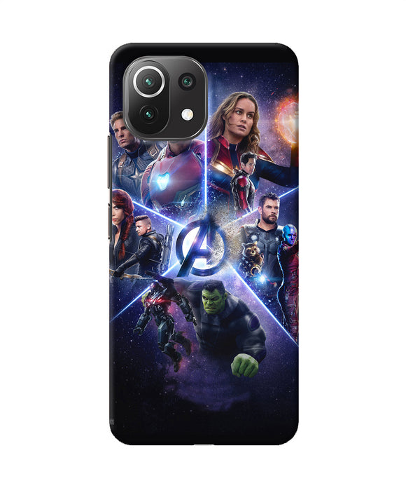 Avengers super hero poster Mi 11 Lite NE 5G Back Cover