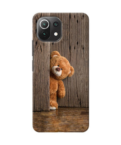 Teddy wooden Mi 11 Lite NE 5G Back Cover