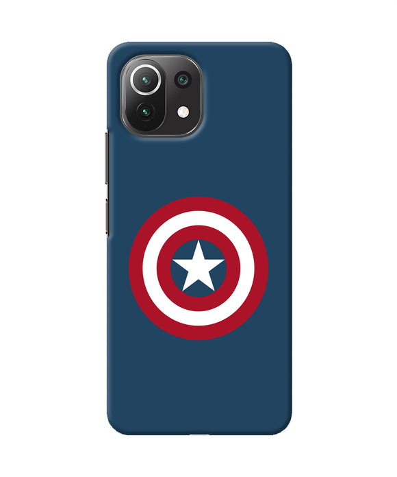 Captain america logo Mi 11 Lite NE 5G Back Cover