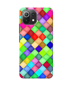 Abstract colorful squares Mi 11 Lite NE 5G Back Cover