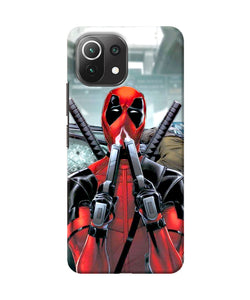 Deadpool with gun Mi 11 Lite NE 5G Back Cover