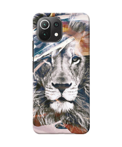 Lion poster Mi 11 Lite NE 5G Back Cover