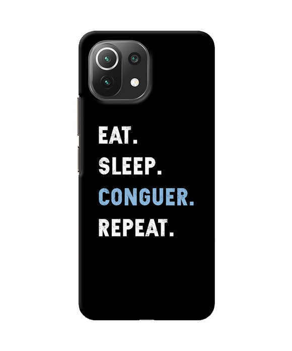 Eat sleep quote Mi 11 Lite NE 5G Back Cover