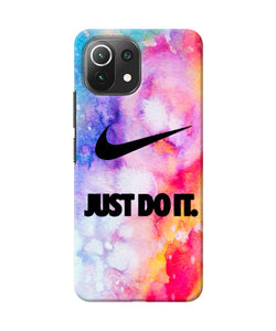 Just do it colors Mi 11 Lite NE 5G Back Cover