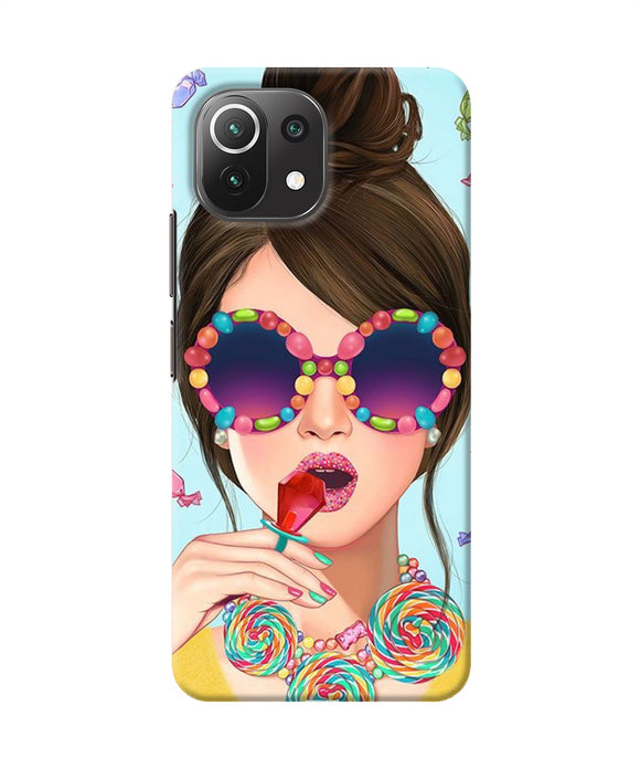 Fashion girl Mi 11 Lite NE 5G Back Cover