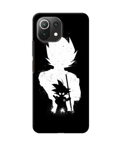 Goku night little character Mi 11 Lite NE 5G Back Cover