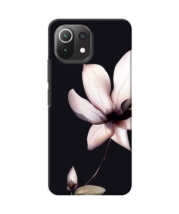 Flower white Mi 11 Lite NE 5G Back Cover