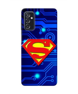 Superman Abstract Samsung M52 5G Real 4D Back Cover