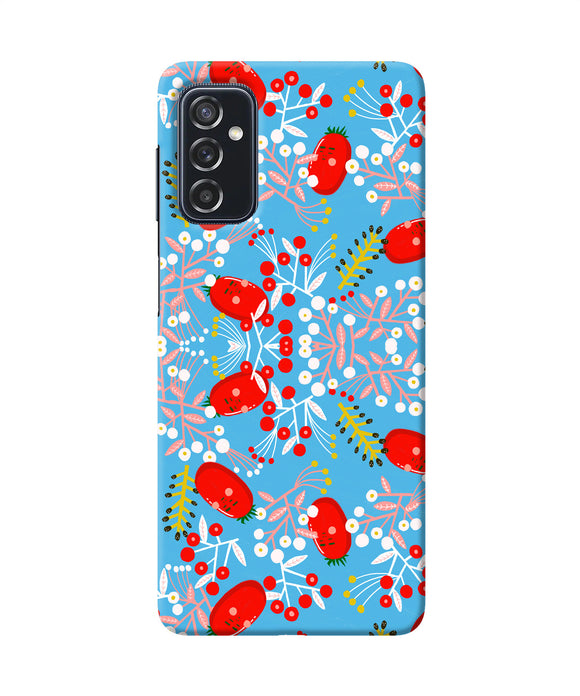 Small red animation pattern Samsung M52 5G Back Cover
