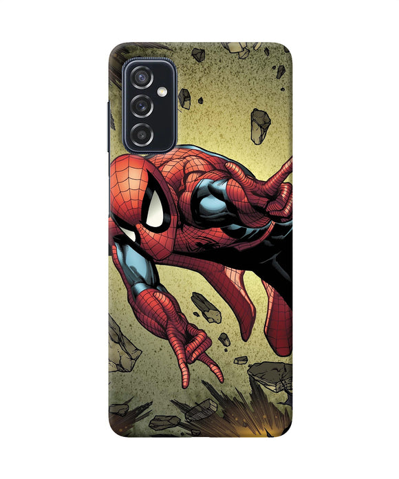 Spiderman on sky Samsung M52 5G Back Cover