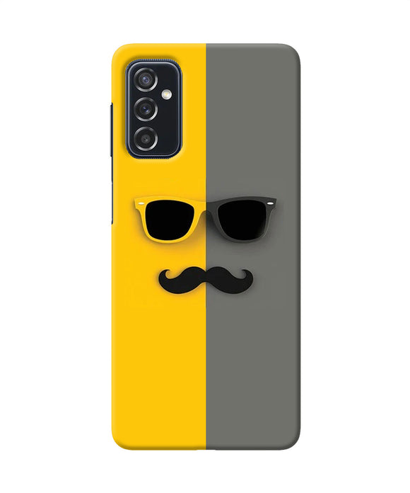 Mustache glass Samsung M52 5G Back Cover