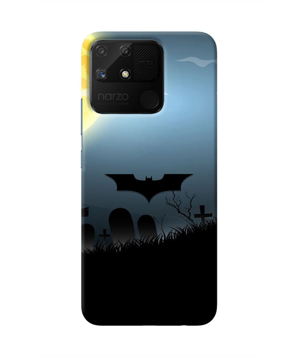 Batman Scary cemetry Realme Narzo 50A Real 4D Back Cover