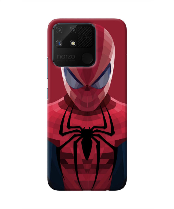 Spiderman Art Realme Narzo 50A Real 4D Back Cover
