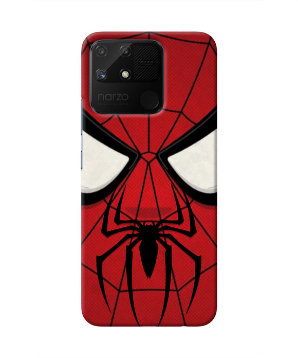 Spiderman Face Realme Narzo 50A Real 4D Back Cover