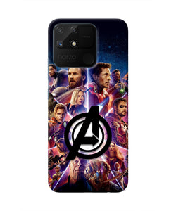 Avengers Superheroes Realme Narzo 50A Real 4D Back Cover