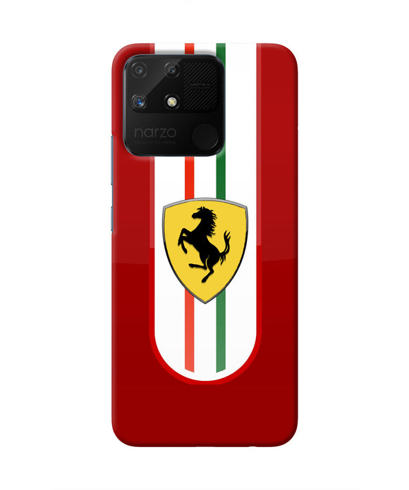 Ferrari Art Realme Narzo 50A Real 4D Back Cover