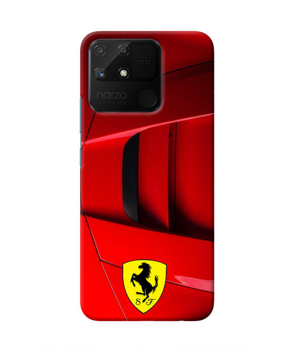 Ferrari Car Realme Narzo 50A Real 4D Back Cover