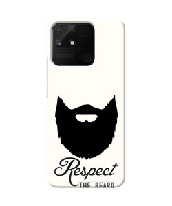 Respect the Beard Realme Narzo 50A Real 4D Back Cover