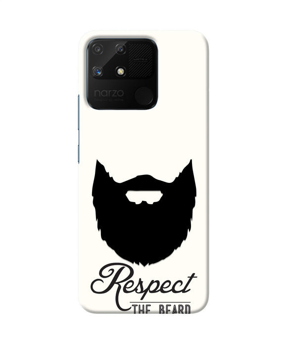 Respect the Beard Realme Narzo 50A Real 4D Back Cover