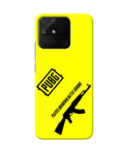 PUBG AKM Gun Realme Narzo 50A Real 4D Back Cover