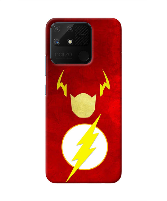 Flash Character Realme Narzo 50A Real 4D Back Cover