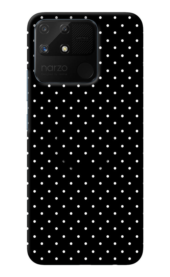 White Dots Realme Narzo 50A Pop Case