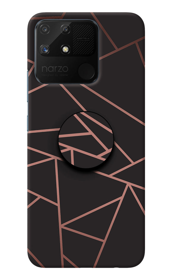 Geometric Pattern Realme Narzo 50A Pop Case