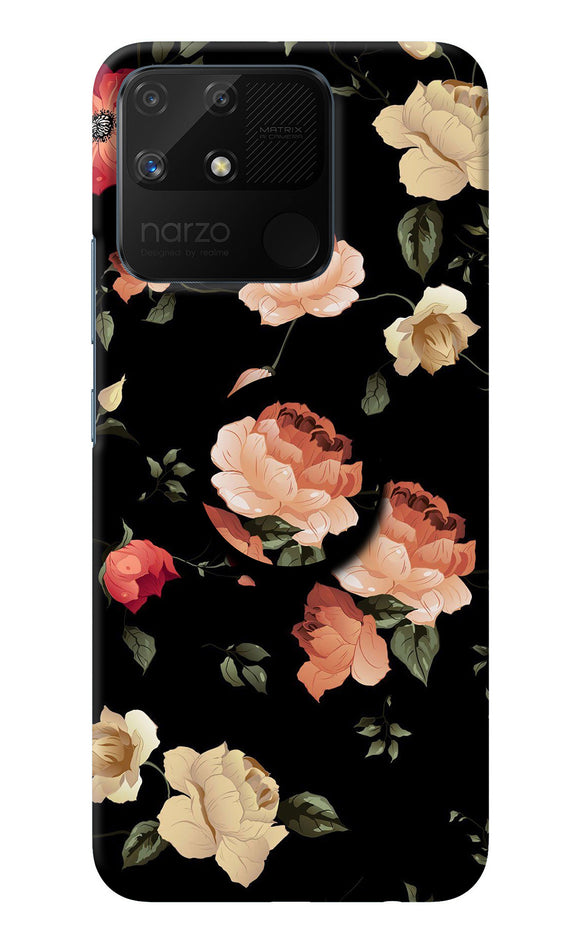 Flowers Realme Narzo 50A Pop Case