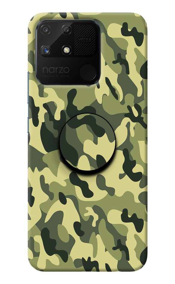 Camouflage Realme Narzo 50A Pop Case