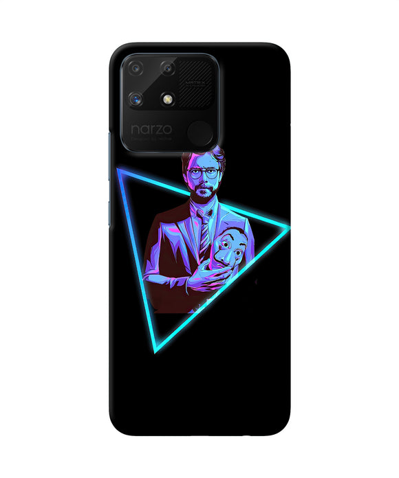 Money Heist Professor In Pub Realme Narzo 50A Back Cover