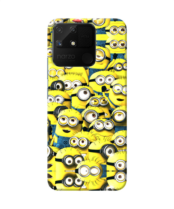 Minions mini crowd Realme Narzo 50A Back Cover