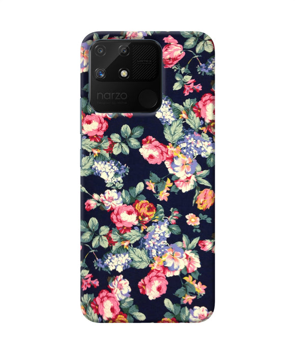 Natural flower print Realme Narzo 50A Back Cover