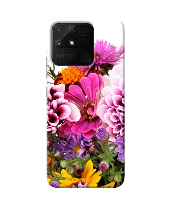 Natural flowers Realme Narzo 50A Back Cover