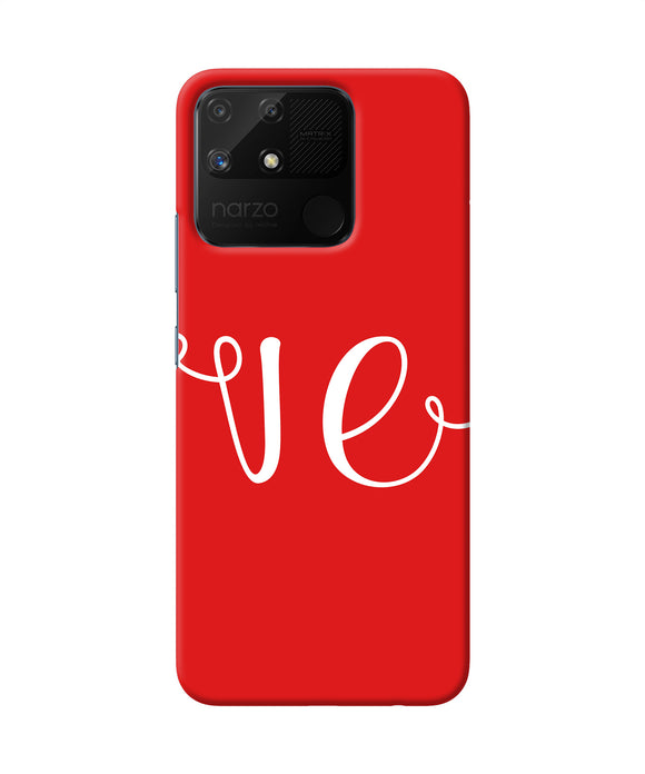 Love two Realme Narzo 50A Back Cover