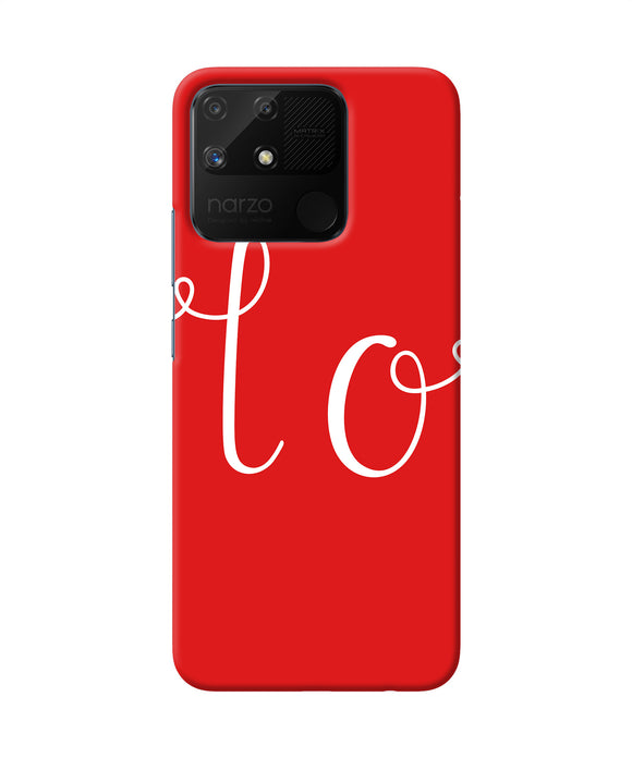 Love one Realme Narzo 50A Back Cover