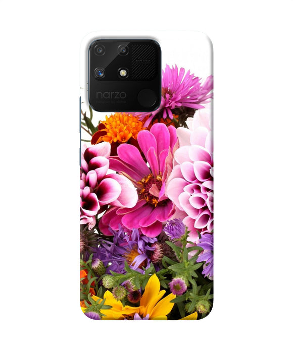 Natural flowers Realme Narzo 50A Back Cover
