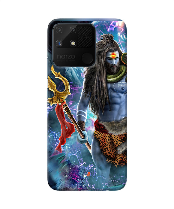 Lord shiva universe Realme Narzo 50A Back Cover