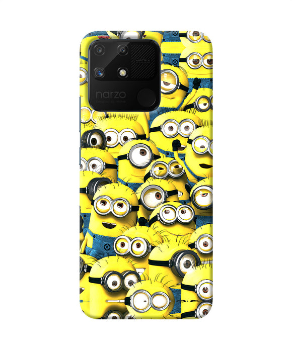 Minions mini crowd Realme Narzo 50A Back Cover
