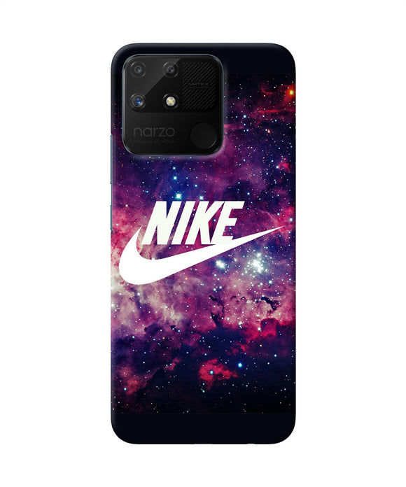 NIke galaxy logo Realme Narzo 50A Back Cover