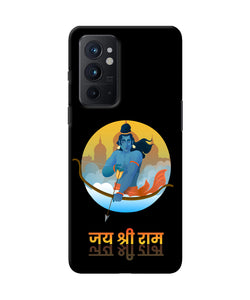 Black Jay Shree Ram Oneplus 9RT Back Cover