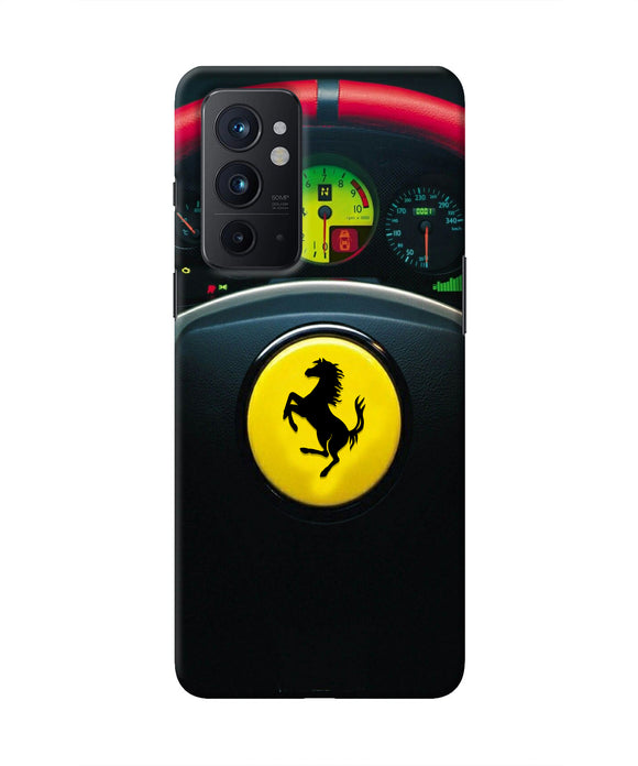 Ferrari Steeriing Wheel Oneplus 9RT Real 4D Back Cover