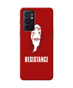 Money Heist Resistance Quote Oneplus 9RT Back Cover